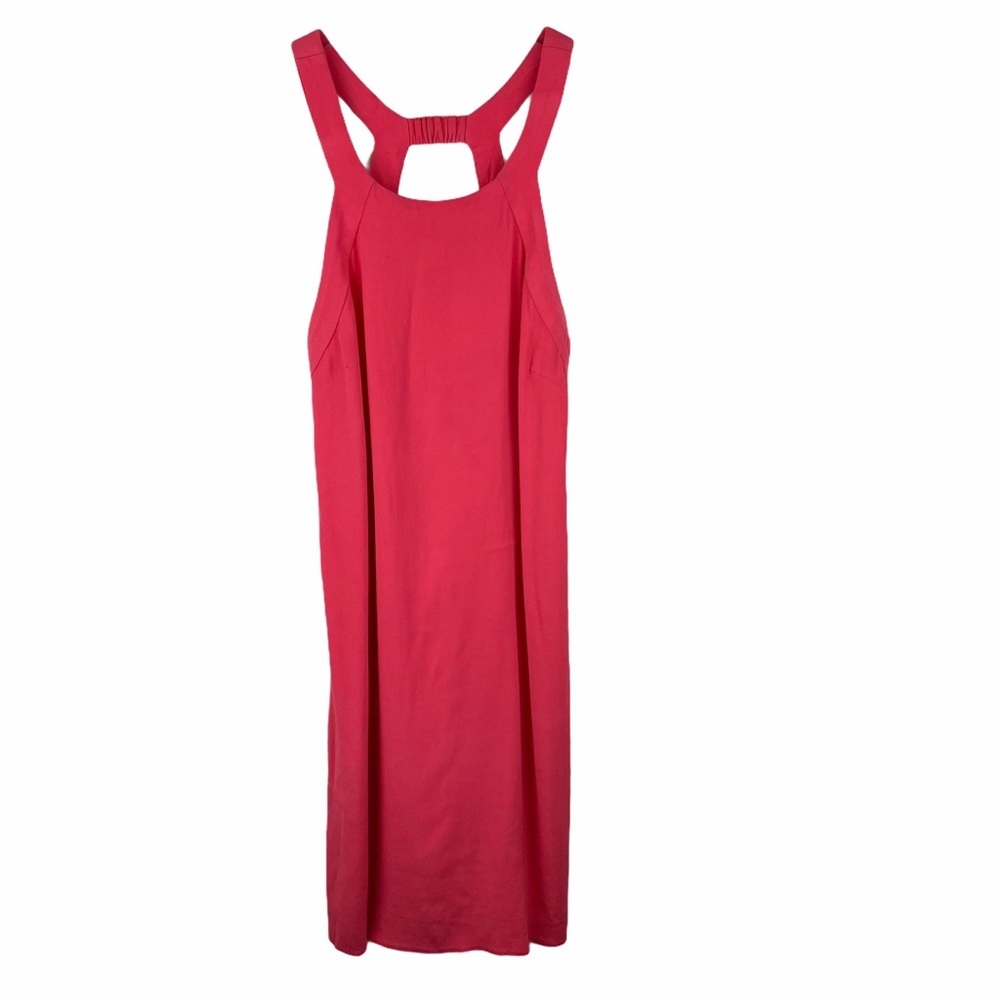 SANDRO Red Cocktail Dress Cut Out Open Back Size 3/Large